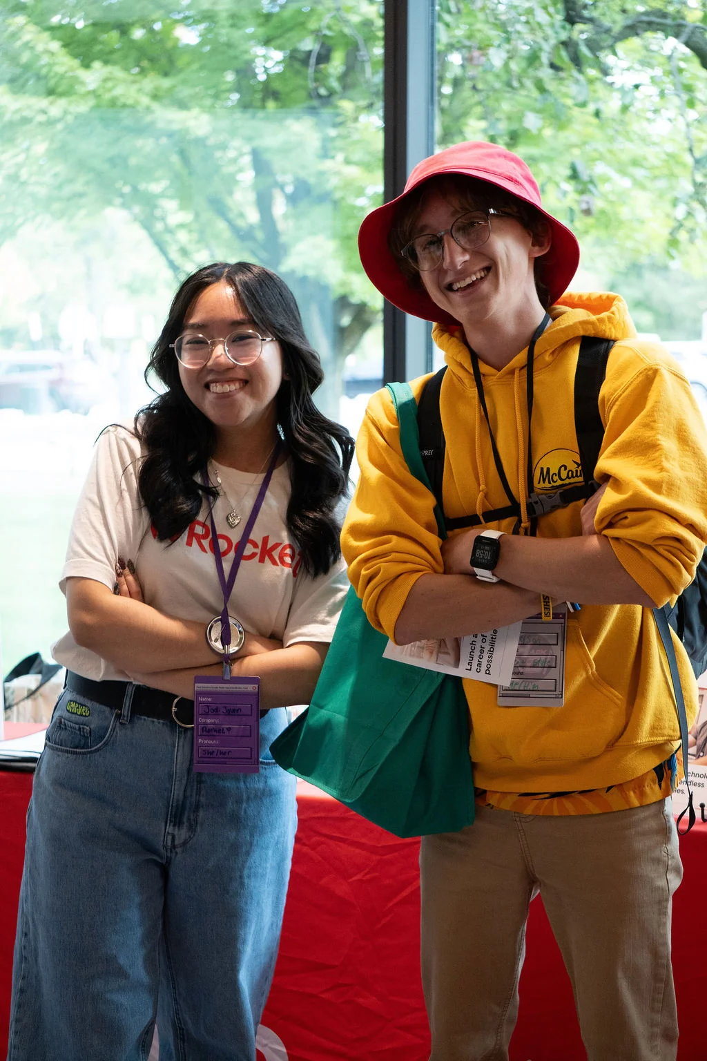 Networking at Hackathon